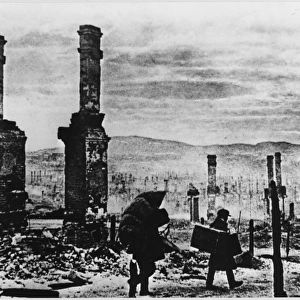 Murmansk after Bombing