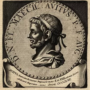 Portrait of Roman Emperor Avitus