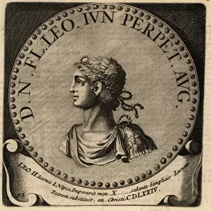 Portrait of Roman Emperor Leo II