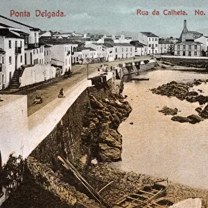 Rua da Calheta, Ponta Delgada, Sao Miguel Island, Azores