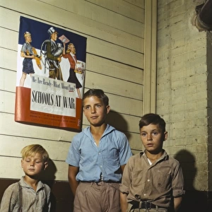 Rural school children, San Augustine County, Texas