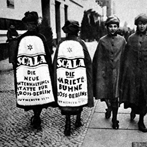 Sandwich-Board Women in Berlin, 1920