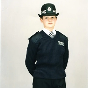 Woman police officer in uniform, London
