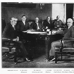 WW1 - The United States enter the war - Wilsons Cabinet