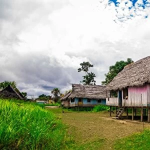 Amazon Village, Iquitos, Peru, South America