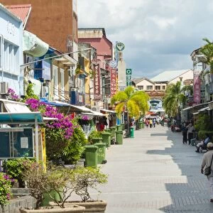 Jalan Stapok street, Kuching, Sarawak, Malaysian Borneo, Malaysia, Southeast Asia, Asia