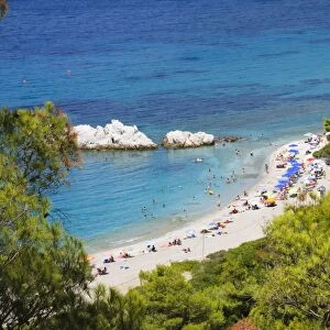 Milia Beach, Skopelos, Sporades Islands, Greek Islands, Greece, Europe