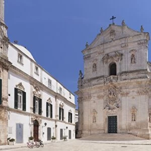 Piazza Plebiscito, Basilica di San Martino, Martina Franca, Valle d Itria, Taranto district