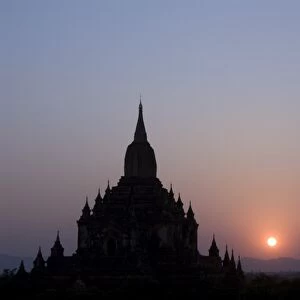 Sulamani Pahto at sunset, Bagan (Pagan), Myanmar (Burma), Asia