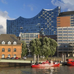 Elbphilharmonie concert hall and harbour, Hamburg, Germany