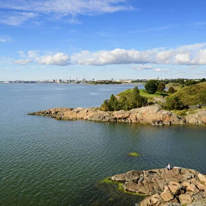 Suomenlinna Island in the Helsinki bay. A Unesco World Heritage Site. Finland
