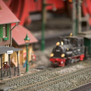 toy train station