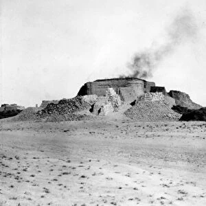 IRAQ: BRICK KILN, c1932. Brick kiln near Kadimain, Iraq. Photograph, c1932