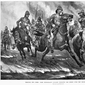 SECOND BOER WAR, 1900. Cavalry led by Douglas Cochrane, Earl of Dundonald, charging