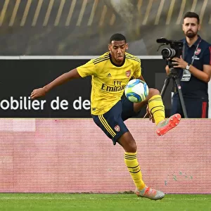 Arsenal's Dominic Thompson in Action against Angers during 2019 Pre-Season Friendly