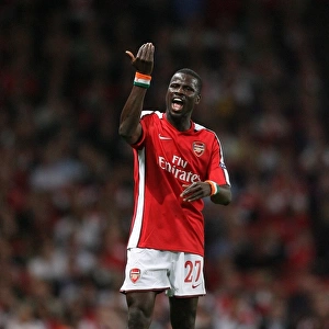Arsenal's Emmanuel Eboue Scores in UEFA Champions League: Arsenal 2-0 Olympiacos