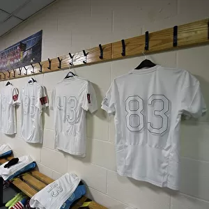 Arsenal's Ethan Nwaneri's Shirt in Oxford United's FA Cup Dressing Room (2023)