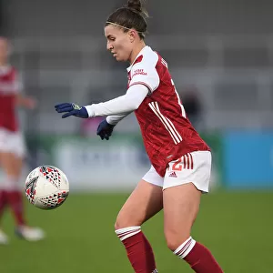 Steph Catley in Action: Arsenal Women vs Birmingham City Women, FA WSL 2020-21