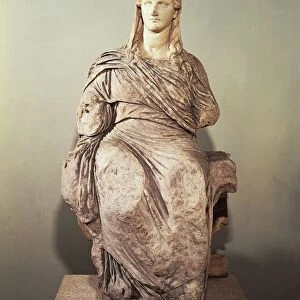 Greek civilization, Demeter of Cnidus, marble statue attributed to Skopas school
