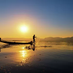 Fishersman in Inle lake