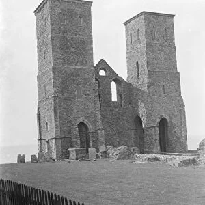 Reculvers Towers. 1937