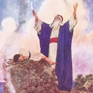 Abraham offering Isaac, from The Bible Story published by Hodder & Stoughton, c