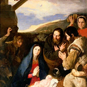 Adoration of the Shepherds, 1650 (oil on canvas)