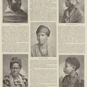 The African Native Choir (engraving)