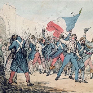 Allegory of the 1830 Revolution and the Marseillaise, engraved by the Gihaut brothers