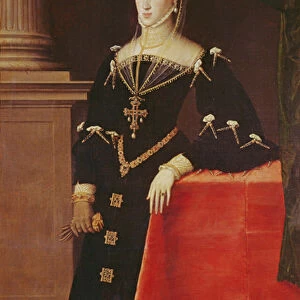 Archduchess Maria of Austria, 1551 (oil on canvas) (see also 498705)