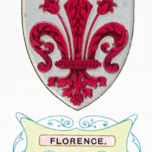 Arms of Florence (chromolitho)
