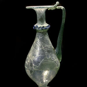 Barbarian art: coloured glass vase, 4th century