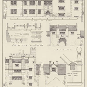 Borwick Hall, Details (litho)