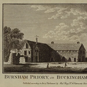Burnham Priory, in Buckinghamshire (engraving)