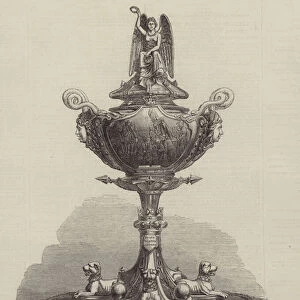 Centrepiece for the Officers Mess of the 48th Regiment (engraving)