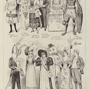 Costumes at the Covent Garden Fancy Dress Ball (engraving)