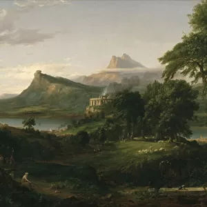 The Course of Empire: The Arcadian or Pastoral State, c. 1836 (oil on canvas)