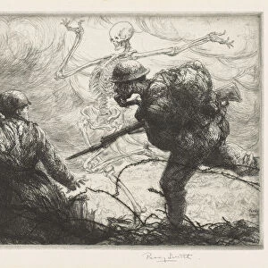 The Dance of Death 1914-1918, 1914-19 (etching with drypoint)