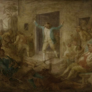 Edict of William the Testy Against Tobacco, 1865 (oil on canvas)