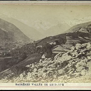 France, Midi-Pyrenees, Hautes-Pyrenees (65), Bagneres: the valley of Lesponne, 1885