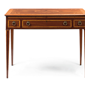 George III Rudds table, c. 1770 (mahogany & marquetry) (see also 1163628)