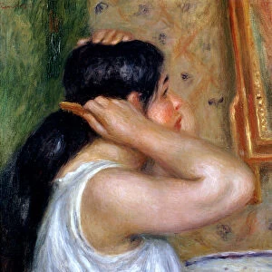 Girl Combing her Hair, 1907-8 (oil on canvas)