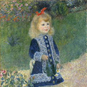 A Girl with a Watering Can, 1876 (oil on canvas)