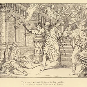 Illustration for Lara, A Tale by Lord Byron (engraving)