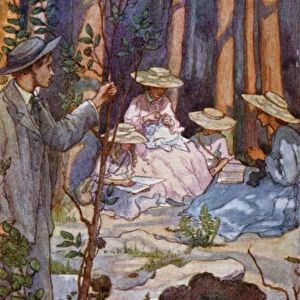 Illustration for Little Women (colour litho)