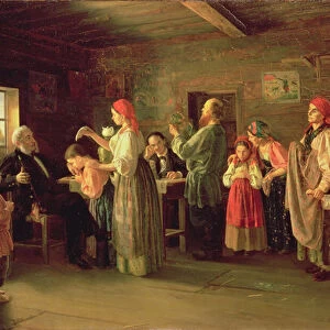 Inspection of a Childrens Home, 1866 (oil on canvas)