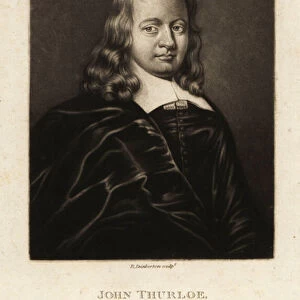 John Thurloe, Author of State Papers, 1616-1668. 1813 (engraving)