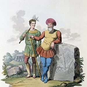 King of Denmark and young Danish - in "Celts and Goths