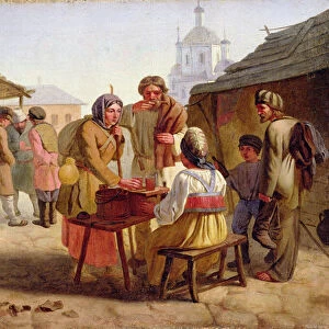 Kvas Seller, 1862 (oil on canvas)