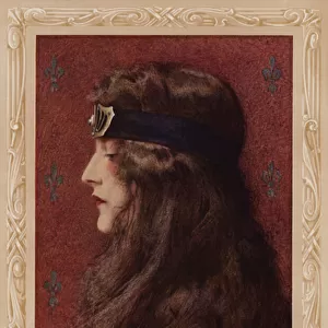 The Lady Hildegarde (colour litho)